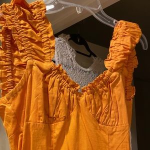 Orange FREE PEOPLE DRESS. Never worn!